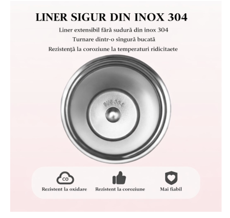 Cana Termos Smart display  afiseaza temperatura, fara scurgeri, inchidere ermetica, design modern, confortabil/practic/eficient, mentine gradele pana la 6 ore Cald si pana la 10 ore Rece, capacitate 5 [3]