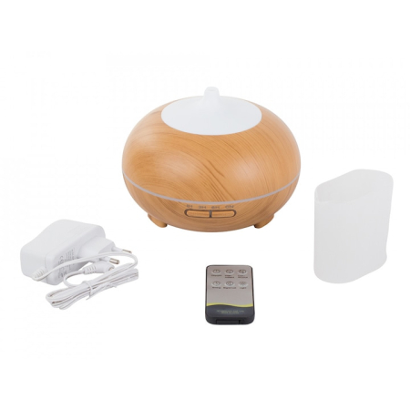 Difuzor Aromaterapie cu ultrasunet, uleiuri esentiale, cu telecomanda 300 ml, stejar [2]