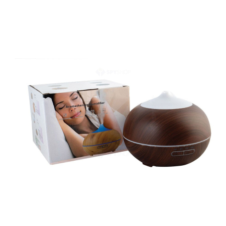 Umidificatoare Aer - Difuzor Aromaterapie cu ultrasunete + Telecomanda si Umidificator cu led
