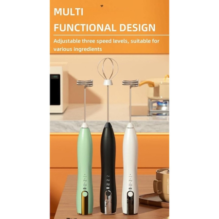 Dispozitiv spumare lapte, 3 viteze, inox, verde [3]