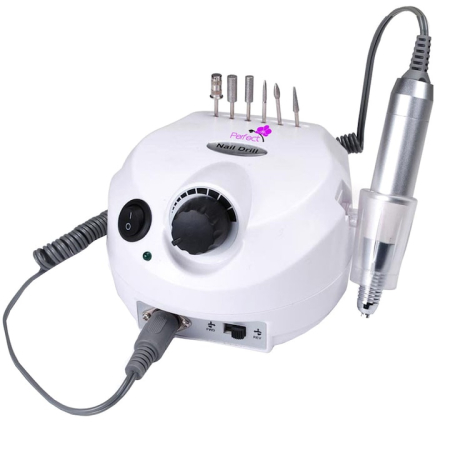 Manichiura / Pedichiura - Freza Unghii Electrica Profesionala EN202-White, 30.000 Rpm, Alba