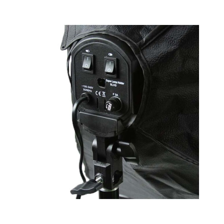 Kit suport pentru 4 becuri cu fasung E27 + softbox 40X60cm [2]