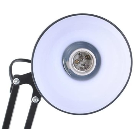 Lampa birou cu suport, culoare neagra, putere maxima 60 W, soclu E27 [4]