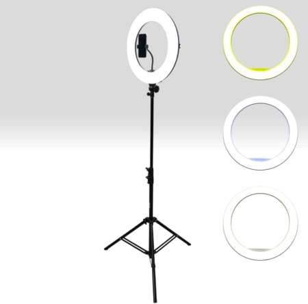 Ring Light - Lampa circulara LED cu trepied, geanta, Ring Light HQ14N
