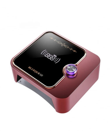 Lampa de unghii, UV, cronometru, functie de memorie, afisaj mare, continuitate puternica, senzor inteligent, 20x22x8cm, rosu [2]