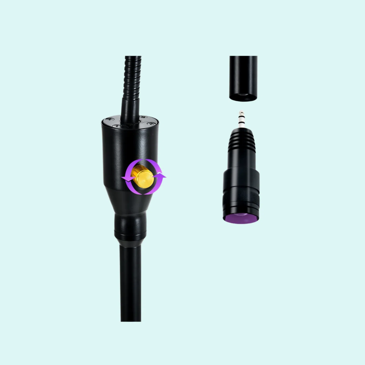 Lampa Led cosmetica, Lampa Ring Light cu luminozitate reglabilă și focalizare pentru adeziv pentru gene, Lampa profesionala gene [2]