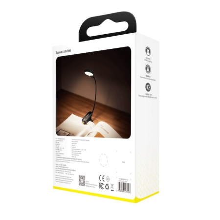 Lampa LED pentru birou Baseus Comfort Reading Mini Clip DGRAD-0G, 3 W, 4000 k [3]