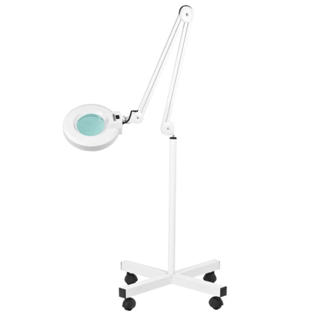 Aparatura Salon - Lampa lupa S4 + statyw biała