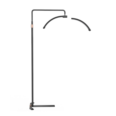 Ring Light - Lampa Profesionala Led Semiluna, Gene, Dermopicmentare, Manichiura, Negru, ZoePRO COOL