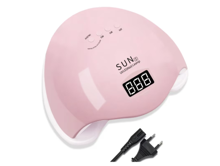 Lampi Led Uv - Lampa UV LED SUN5 48w, display Roz