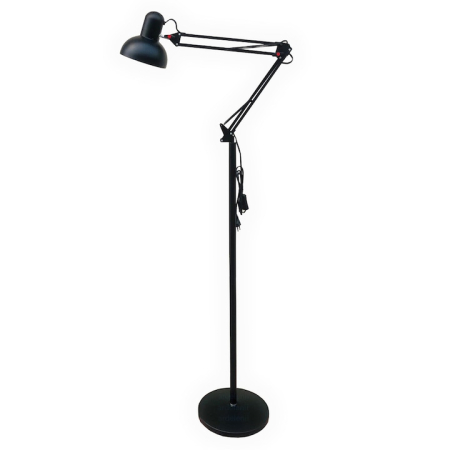 Ring Light - Lampadar negru ,diametru abajur 15 cm ,brat reglabil ,inaltime 180cm