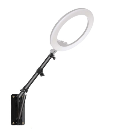 Aparatura Salon - Lumina LED cu Brat Mobil, Bi-color 3200K-5600K, Intensitate Reglabila, Set cu Suport, 74-136cm ZoePRO COOL