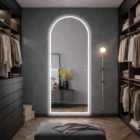 Oglindă LED Hol Premium 70×170 cm, 3 Tipuri de Lumină – Calda, Rece, Neutra [2]