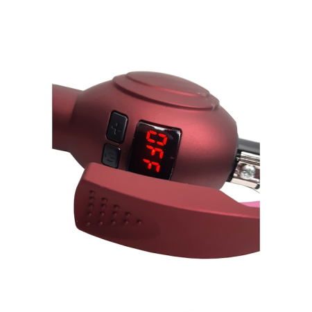 Ondulator ceramic profesional Bucle Afro 9mm, 120-230 grade, Rosu [1]