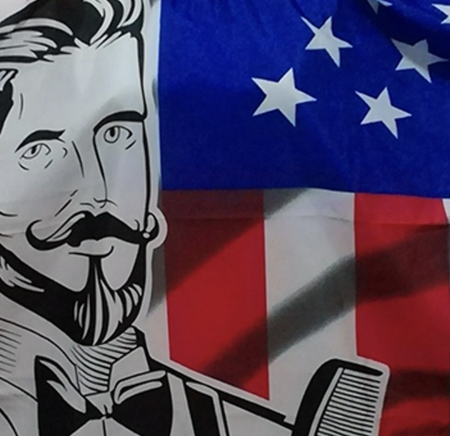 Pelerina de frizerie, Ajustabila, Material pongee Impermeabil, 140x160cm [3]