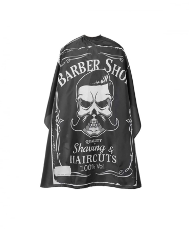 Accesorii Frizerie - Pelerina de frizerie BGHYHYHI, poliester, alb/negru, 140x160cm, durabila, reutilizabila, pentru tuns si vopsit