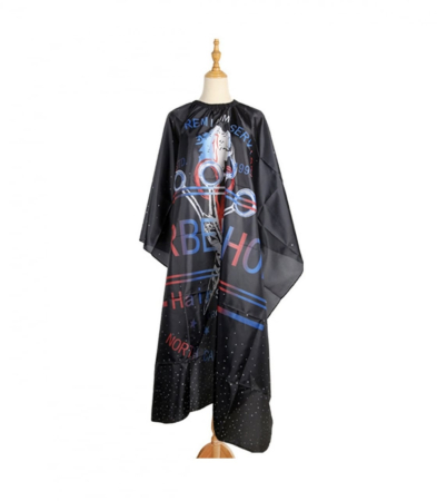 Accesorii Frizerie - Pelerina de Frizerie QttvbTna, Rezistenta, Reutilizabila, Negru/Albastru/Mov, 160x140cm