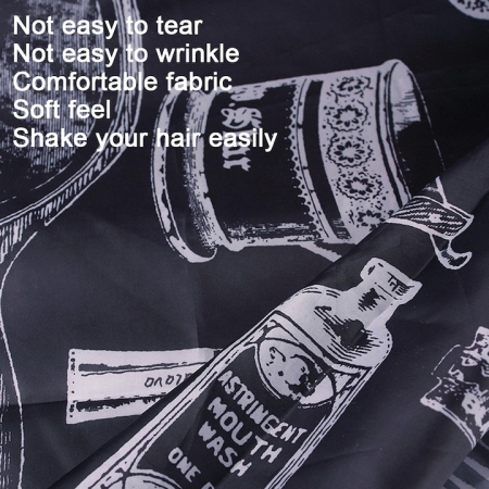 Pelerina  Frizerie, Impermeabile, Usor de Curatat, Negru [1]