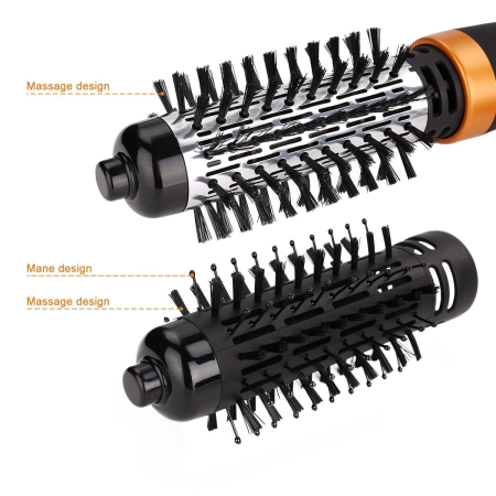 Perie rotativa electrica tehnologie aer cald 2 in 1, 900W, 3 viteze, 2 Accesorii , cablu 360 [5]