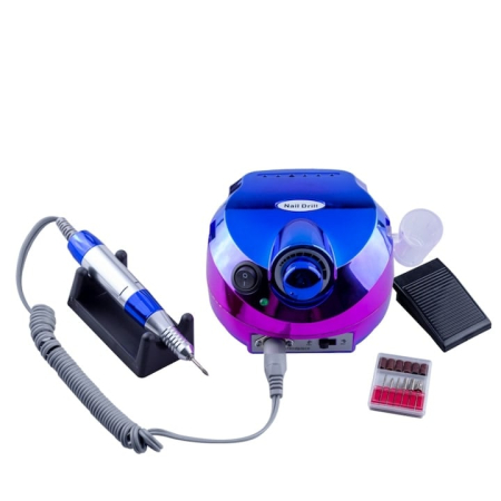 Pila / Freza Electrica Unghii Profesionala 45.000RPM Cameleon Blue, 65W [2]