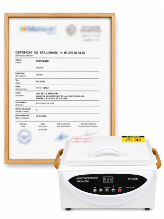 Sterilizatoare - Pupinel CALIBRAT ETALONARE, sterilizator cu aer cald 250 grade KH360B