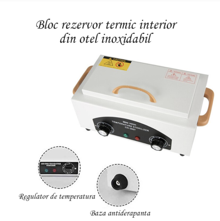 Pupinel Calibrat ETALONARE, Sterilizator Profesional CH-360T + 30 Pungi Maro din Hartie [1]