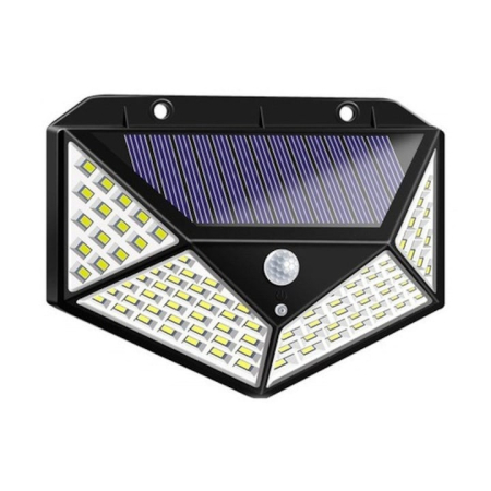 SET 5 lampi de exterior cu 100 LED uri cu incarcare solara si senzor de miscare [2]