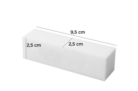 Set Buffer pentru unghii, 10 bucati, ALB [2]