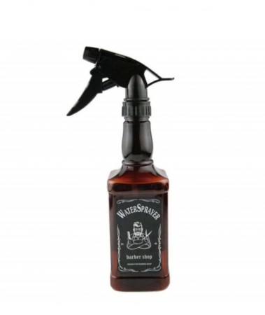 Spray apa CSD pentru frizerie sau coafor, pulverizator in forma de sticla Whisky, 500 ml [2]