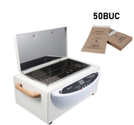Sterilizatoare - Sterilizator cu aer cald Pupinel KH-360B + 50 pungi de sterilizare