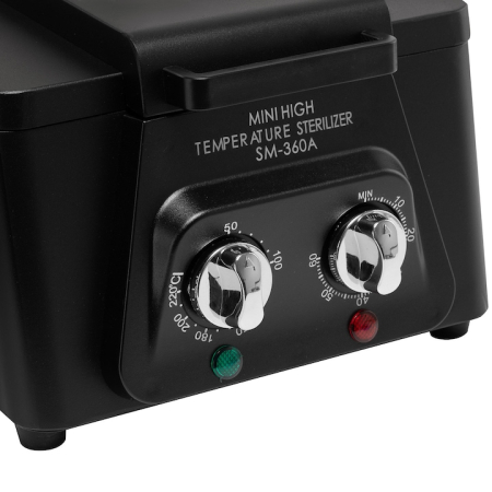 Sterilizator inalta temperatura SM-360A, 2.6L, 50-220°C, 10-60 minute, negru, 27x24.5x17.2cm [4]