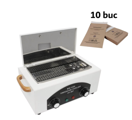 Sterilizatoare - Sterilizator Pupinel CH-360T + Pungi Sterilizare Pupinel Autoclav Din Hartie75 X 150mm Set 10 Buc