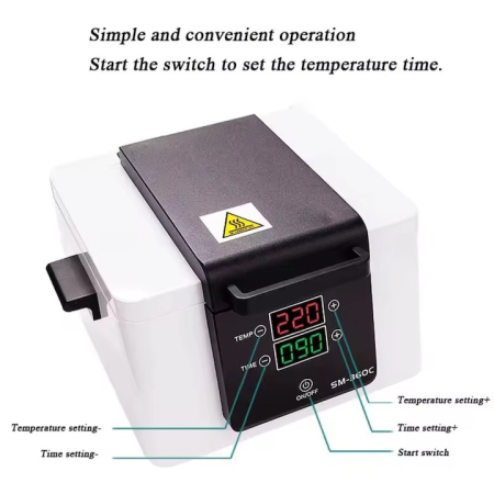 Sterilizatoare - Sterilizator pupinel instrumente SM-360C, Alb