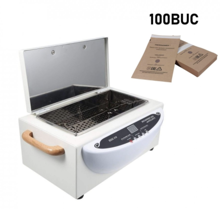 Sterilizatoare - Sterilizator Pupinel Profesional 360B + 100 pungi de sterilizare