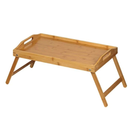Echipamente PC - Tava de servire pliabila cu manere, 50x30x5.5cm, bambus