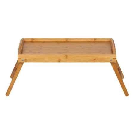 Tava de Servit la Pat cu Picioare Pliabile de Bambus 50x30x22cm [3]