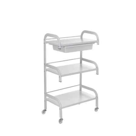 Ucenici - Ucenic cosmetic, Metal/Lemn, 3 polite si sertar, 48L