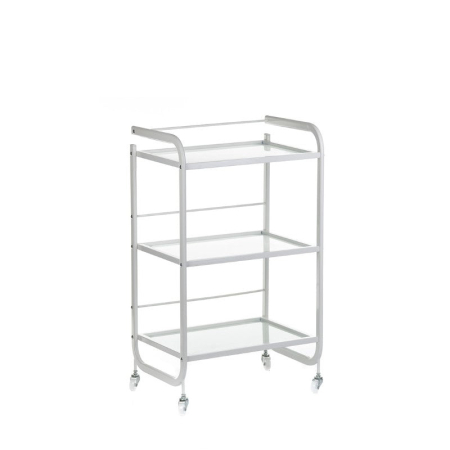 Ucenici - Ucenic profesional pentru cosmetica, cu 3 polite din sticla, 48L