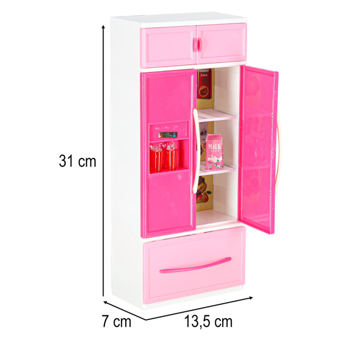 Bucătărie pentru păpuși 4 module, 48 cm, cu LED, sunete și accesorii [6]