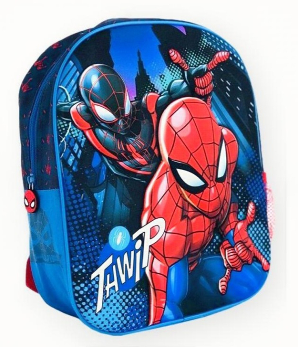 Ghiozdan 3D Marvel Spider-Man pentru grădiniță, 1 compartiment, 32 cm, 31,8 × 28,5 × 11,5 cm [2]