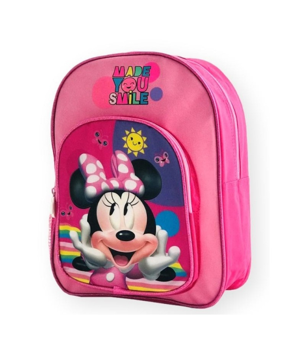 Ghiozdan pentru grădiniță Disney Minnie, 2 compartimente, Roz, 32 cm, 32 × 25 × 10,5 cm [2]
