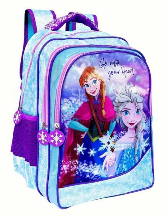 Ghiozdan școlar Disney Frozen, 3 compartimente, 41 × 32 × 15 cm [2]
