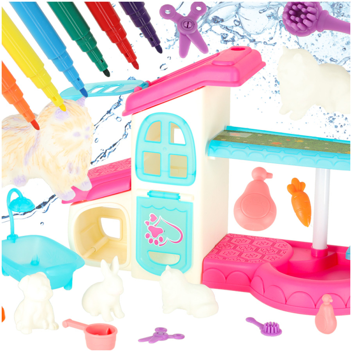 Hotel & Salon Spa pentru Animăluțe – Set Creativ 26 Piese [11]