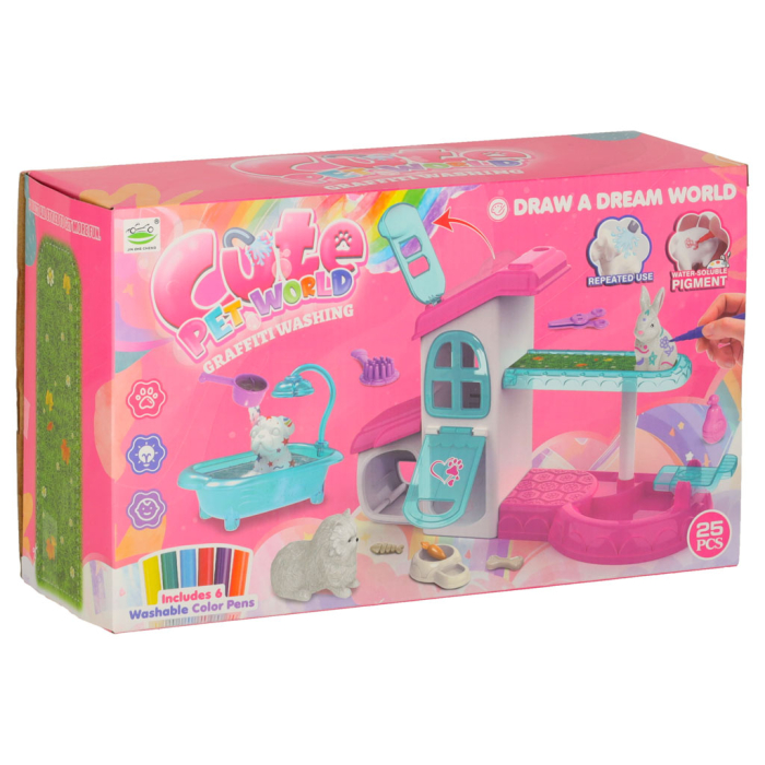 Hotel & Salon Spa pentru Animăluțe – Set Creativ 26 Piese [12]