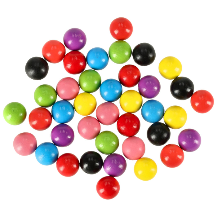 Joc Montessori XXL cu Bile Colorate, 66 Piese, Sortare și Numărare, Puzzle Educativ cu 40 Bile, Pensetă și 24 Carduri, Joc de Îndemânare [5]