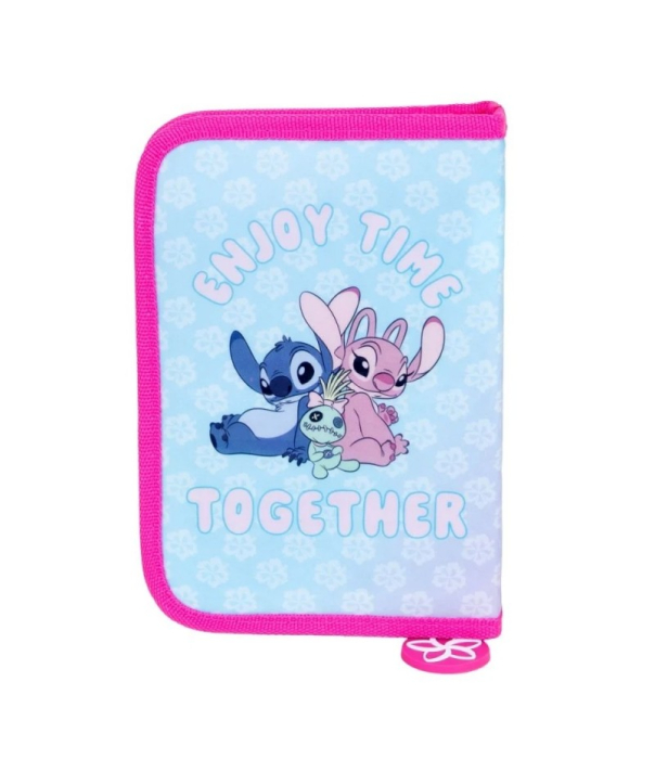 Penar școlar Disney Stitch & Angel, cu fermoar, Multicolor, pentru rechizite [2]