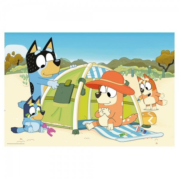 Puzzle carton 24 piese Trefl Bluey, Maxi, 14357, 4+ ani [2]