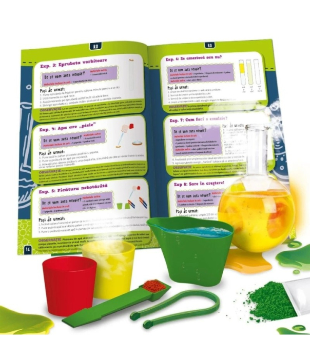 Set de Știință – Chimie, 25 de Experimente, cu Accesorii de Laborator, 8 Ani+ [2]