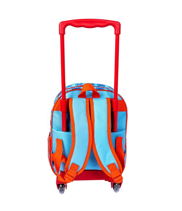 Troler 3D Marvel Spider-Man pentru grădiniță, cu roți din silicon, 38,5 × 28 × 13,5 cm [3]