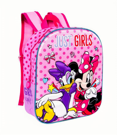 Ghiozdane și trolere - Ghiozdan 3D pentru grădiniță Disney Minnie Mouse, 1 compartiment, 32 × 28 × 11 cm